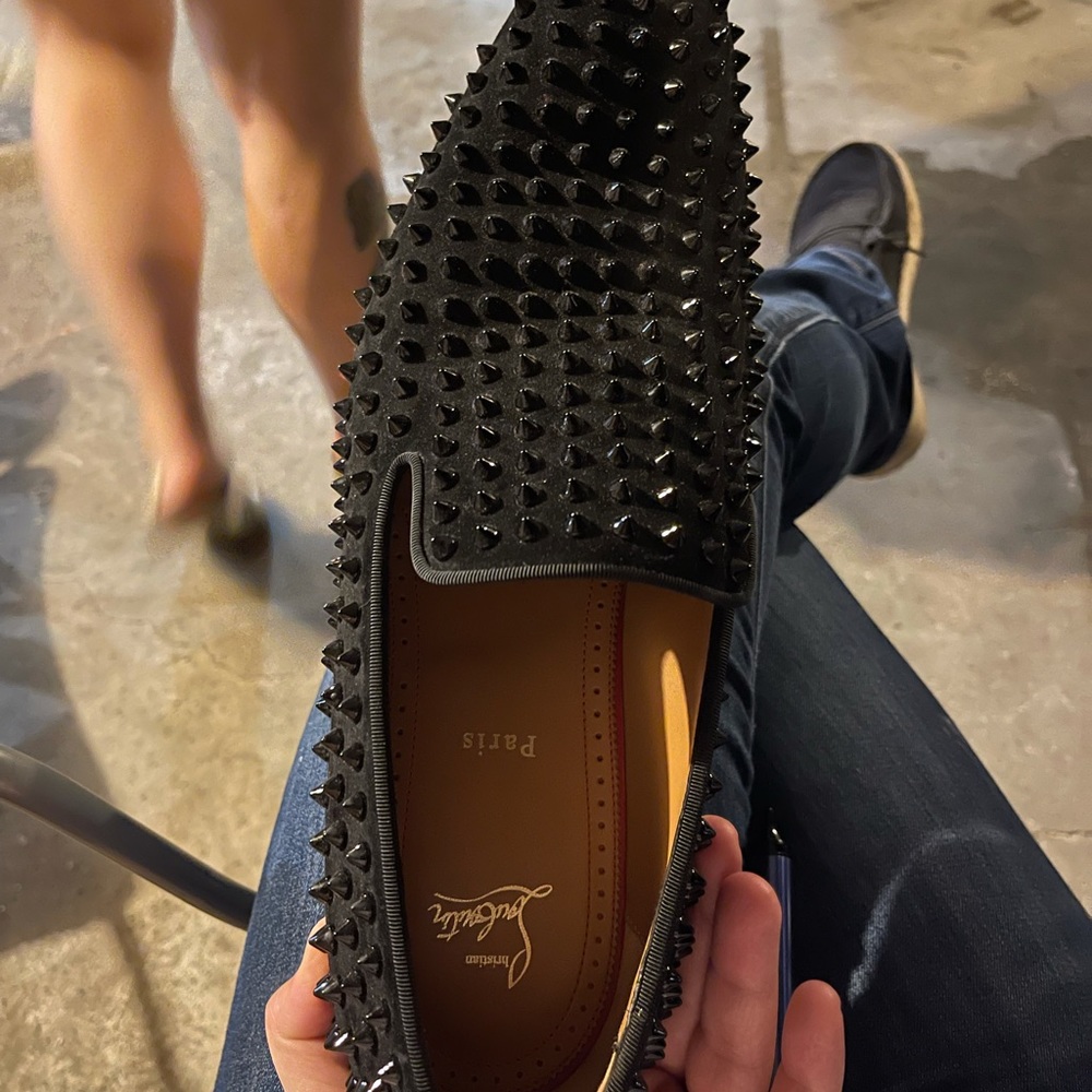 Christian Louboutins spiked men’s shoes